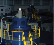 Photo of hydropower facility interior